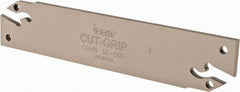 Iscar - 4.4 to 6.4mm Groove Width, 60mm Max Depth of Cut, Neutral Cut, CGHN Indexable Grooving Blade - Multiple Insert Styles, Series Cut Grip - Americas Industrial Supply