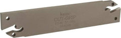 Iscar - 1.2598" Blade Height, 0.2047" Blade Width, 5.9055" OAL, Neutral Cut, Double End Indexable Cut-Off Blade - CGHN Blade - Americas Industrial Supply