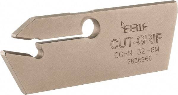 Iscar - 5.6 to 6.4mm Groove Width, 26mm Max Depth of Cut, Neutral Cut, CGHN Indexable Grooving Blade - Multiple Insert Styles, Series Cut Grip - Americas Industrial Supply