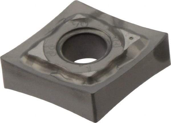 Iscar - CNMG431 PP Grade IC10 Carbide Turning Insert - Uncoated, 80° Diamond, 1/2" Inscr Circle, 3/16" Thick, 1/64" Corner Radius - Americas Industrial Supply