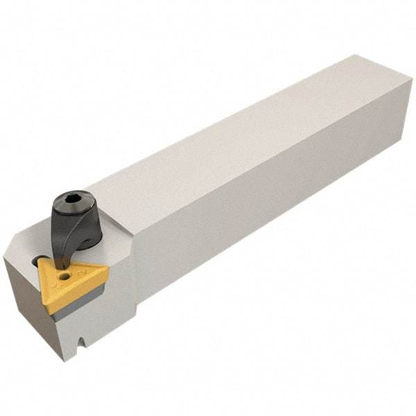 Iscar - CTGP, Left Hand Cut, 12mm Shank Height x 12mm Shank Width, Neutral/Positive Rake Indexable Turning Toolholder - 80mm OAL, TP..1103.. Insert Compatibility, Series Isoturn - Americas Industrial Supply