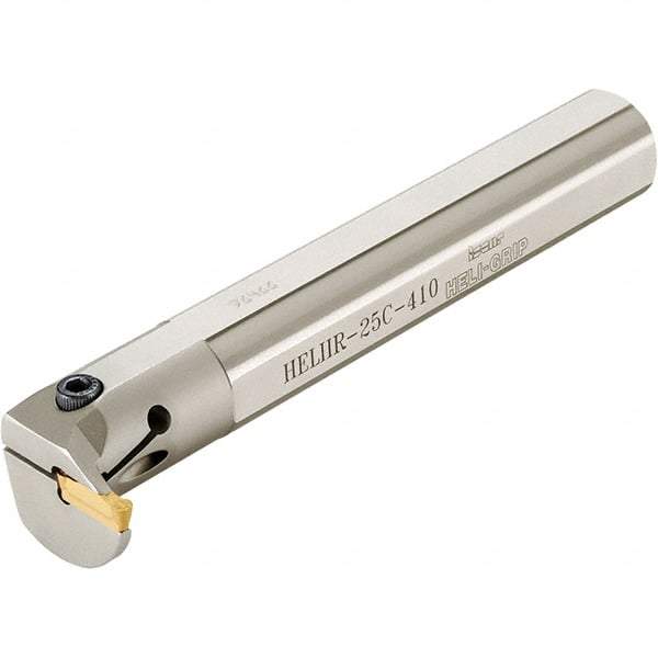 Iscar - HELII, Internal, Left Hand, 0.472" Max Depth of Cut, 0.157 to 3/16" Groove Width, Indexable Grooving Tool Holder - 1-1/2" Shank Width, 10" OAL, Through Coolant - Americas Industrial Supply
