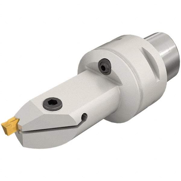 Iscar - C5-HFI, Internal, Right Hand, 5.3mm Max Depth of Cut, 3 to 6mm Groove Width, Indexable Grooving Tool Holder - Through Coolant - Americas Industrial Supply