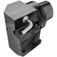Iscar - Tool Block Style IM-TBU, 32mm Blade Height, Indexable Cutoff Blade Tool Block - 1.26" Shank Height, Through Coolant, Series ExchangeableHeads Iscar-Grip - Americas Industrial Supply