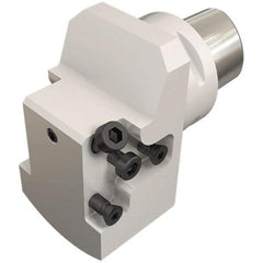 Iscar - GDM.., GI.. Insert, 65mm Head Length, Modular Grooving Blade Holder Head - System Size C6, Through Coolant, Series CAMFIX, ExchangeableHeads - Americas Industrial Supply
