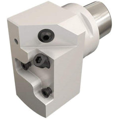 Iscar - GDM.., GI.. Insert, 75mm Head Length, Modular Grooving Blade Holder Head - Right Hand Cut, System Size C6, Through Coolant, Series CAMFIX, ExchangeableHeads - Americas Industrial Supply