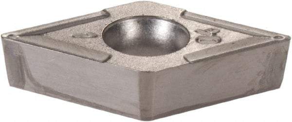 Iscar - DCGT3-1 Grade IC30N Cermet Turning Insert - Uncoated, 55° Diamond, 3/8" Inscr Circle, 5/32" Thick, 1/64" Corner Radius - Americas Industrial Supply