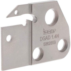 Iscar - 1.4mm Insert Width, Cutoff & Grooving Support Blade for Indexables - 1.1" Max Depth of Cut, 1mm Head Projection - Americas Industrial Supply