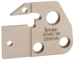 Iscar - 1.1811" Blade Height, 0.1575" Blade Width, 1.6339" OAL, Neutral Cut, Double End Indexable Cut-Off Blade - DGAD Blade - Americas Industrial Supply