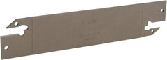 Iscar - 1.2598" Blade Height, 0.0709" Blade Width, 5.9055" OAL, Neutral Cut, Double End Indexable Cut-Off Blade - DGFH Blade - Americas Industrial Supply
