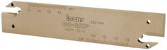 Iscar - 5" Groove Width, Neutral Cut, DGFH Indexable Grooving Blade - DGN-UT/UA, DGN-W, DGN/DGNC/DGNM-C, DGN/DGNM-J/JS/JT, DGR/L-C DGRC/LC-C, DGR/L-J/JS, GRIP, GRIP (Full Radius) Insert Style, Series Do-Grip & Heli-Grip - Americas Industrial Supply