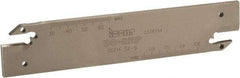 Iscar - 1.2598" Blade Height, 0.2047" Blade Width, 5.9055" OAL, Neutral Cut, Double End Indexable Cut-Off Blade - DGFH Blade - Americas Industrial Supply