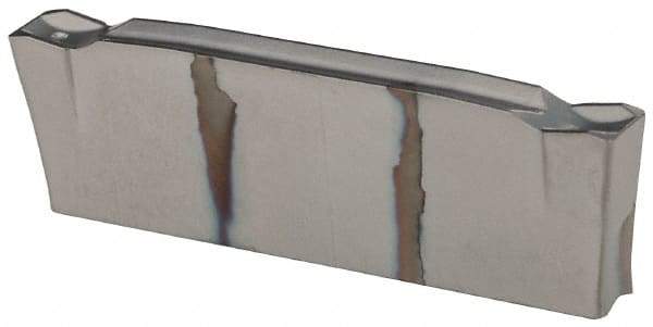 Iscar - DGN C IC354 Grade, 0.0866" Cutting Width, Carbide Cutoff Insert - 0° Neutral Lead Angle, 0.0079" Cnr Rad, TiCN Coated - Americas Industrial Supply