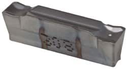 Iscar - DGN C IC308 Grade, 0.1575" Cutting Width, Carbide Cutoff Insert - 0° Neutral Lead Angle, 0.0118" Cnr Rad, TiCN Coated, Double End - Americas Industrial Supply