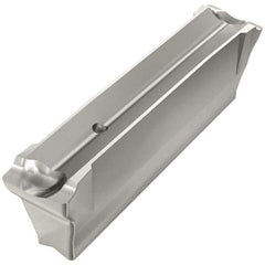 Iscar - DGN6008 IC328 Grade, 0.2362" Cutting Width, Carbide Cutoff Insert - Neutral Lead Angle, 0.0315" Cnr Rad, TiCN Coated, Double End - Americas Industrial Supply