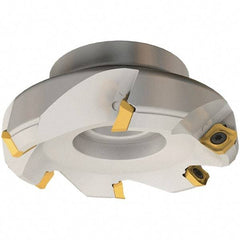 Iscar - 135mm Cut Diam, 40mm Arbor Hole, 6.5mm Max Depth of Cut, 45° Indexable Chamfer & Angle Face Mill - 7 Inserts, SE.. 12 Insert, Right Hand Cut, 7 Flutes, Series IscarMill - Americas Industrial Supply