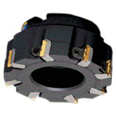Iscar - 6 Inserts, 80mm Cut Diam, 27mm Arbor Diam, 18mm Max Depth of Cut, Indexable Square-Shoulder Face Mill - 0/90° Lead Angle, 50mm High, TPKN 2204 Insert Compatibility, Series IscarMill - Americas Industrial Supply