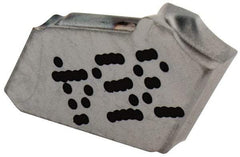 Iscar - GFN1.6 IC354 Grade, 0.063" Cutting Width, Carbide Cutoff Insert - Neutral Lead Angle, 0.0063" Cnr Rad, TiCN Coated, Single End - Americas Industrial Supply