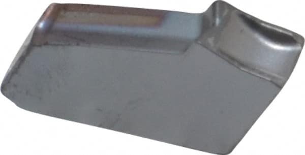 Iscar - GFN M IC354 Grade, 0.1181" Cutting Width, Carbide Cutoff Insert - 0° Neutral Lead Angle, 0.0079" Cnr Rad, TiCN Coated, Single End - Americas Industrial Supply