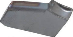 Iscar - GFN M IC354 Grade, 0.1181" Cutting Width, Carbide Cutoff Insert - 0° Neutral Lead Angle, 0.0079" Cnr Rad, TiCN Coated, Single End - Americas Industrial Supply
