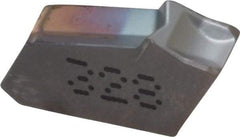 Iscar - GFN C IC328 Grade, 0.1594" Cutting Width, Carbide Cutoff Insert - 0° Neutral Lead Angle, 0.0094" Cnr Rad, TiCN Coated, Single End - Americas Industrial Supply