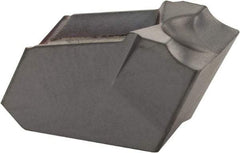 Iscar - GFN J IC354 Grade, 0.2504" Cutting Width, Carbide Cutoff Insert - 0° Neutral Lead Angle, 0.0098" Cnr Rad, TiCN Coated, Single End - Americas Industrial Supply