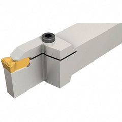 Iscar - GHD, External, Right Hand, 1-1/2" Max Depth of Cut, 0.512 to 0.685" Groove Width, Indexable Grooving Tool Holder - TIGER 1.. Insert Compatibility, 1-1/4" Shank Height, 1-1/4" Shank Width, 7" OAL - Americas Industrial Supply