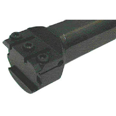 Iscar - GHIC, Internal, Neutral, 1.18" Max Depth of Cut, 0.11 to 1/4" Groove Width, Indexable Grooving Tool Holder - GI.., TIP Insert Compatibility, 2.28" Shank Height, 1-1/2" Shank Width, 12" OAL - Americas Industrial Supply