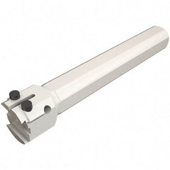 Iscar - GHIC, Internal, Neutral, 19.5mm Max Depth of Cut, 2.8 to 6.4mm Groove Width, Indexable Grooving Tool Holder - GI.., TIPI Insert Compatibility, 36mm Shank Height, 40mm Shank Width, 260mm OAL - Americas Industrial Supply