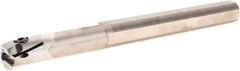 Iscar - GHIR, Internal, Right Hand, 0.177" Max Depth of Cut, 0.079 to 0.138" Groove Width, Indexable Grooving Tool Holder - GI.., TIPI 3.4MT Insert Compatibility, 3/4" Shank Width, 8" OAL, Through Coolant - Americas Industrial Supply
