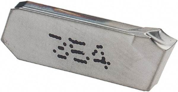 Iscar - 22GIM Grade IC354, 2.2mm Cutting Width Carbide Grooving Insert - Neutral, 0.17mm Corner Radius, TiCN Finish - Americas Industrial Supply