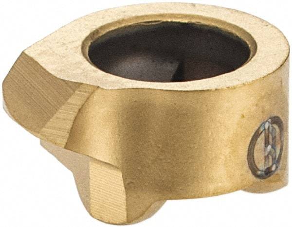 Iscar - GIQ Grade IC528, Internal Partial Profile 60° Threading Insert - 0.9mm & 28 TPI Int Pitch, Right Hand Insert, TiCN/TiN Finish, Carbide - Americas Industrial Supply