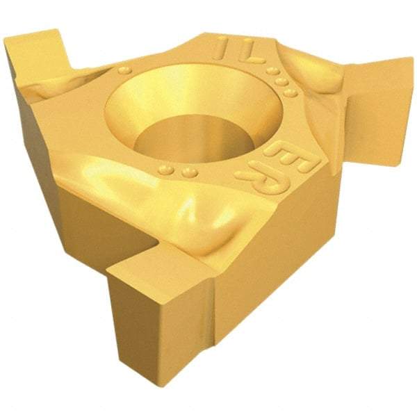 Iscar - 16ER/IL120GTMA Grade IC508, 1.2mm Cutting Width Carbide Grooving Insert - 1.6mm Max Depth of Cut, Left Hand, 0.1mm Corner Radius, TiCN/TiN Finish - Americas Industrial Supply
