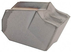 Iscar - GTR5W IC354 Grade, 0.2008" Cutting Width, Carbide Cutoff Insert - 4° Right Hand Lead Angle, 0.011" Cnr Rad, TiCN Coated, Single End - Americas Industrial Supply