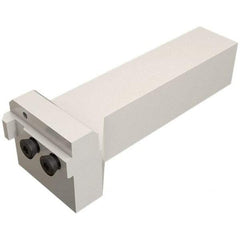 Iscar - 5.67" OAL, Right Hand Indexable Grooving Cutoff Toolholder - 1-1/4" Shank Height x 1-1/4" Shank Width, DGN/GRIP/HFPR Insert Style, HAP Toolholder Style, Series Heliface - Americas Industrial Supply