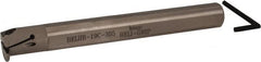Iscar - HELII, Internal, Right Hand, 0.197" Max Depth of Cut, 0.118 to 1/8" Groove Width, Indexable Grooving Tool Holder - 3/4" Shank Width, 6-1/2" OAL, Through Coolant - Americas Industrial Supply
