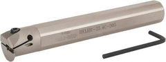 Iscar - HELII, Internal, Right Hand, 0.197" Max Depth of Cut, 0.118 to 1/8" Groove Width, Indexable Grooving Tool Holder - 1" Shank Width, 7" OAL, Through Coolant - Americas Industrial Supply