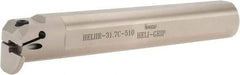 Iscar - HELII, Internal, Right Hand, 0.393" Max Depth of Cut, 0.197" Min Groove Width, Indexable Grooving Tool Holder - 1-1/4" Shank Width, 8" OAL, Through Coolant - Americas Industrial Supply