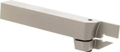 Iscar - HELI, External, Left Hand, 0.157 to 3/16" Groove Width, Indexable Grooving Tool Holder - DG.. 4003, GRIP 4.. Insert Compatibility, 3/4" Shank Height, 3/4" Shank Width, 5-1/2" OAL - Americas Industrial Supply