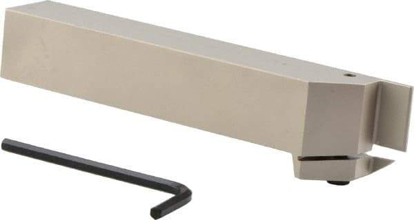 Iscar - HELI, External, Left Hand, 0.47" Max Depth of Cut, 0.118 to 1/8" Groove Width, Indexable Grooving Tool Holder - GRIP 3.., HGN 30.. Insert Compatibility, 1" Shank Height, 1" Shank Width, 6" OAL - Americas Industrial Supply