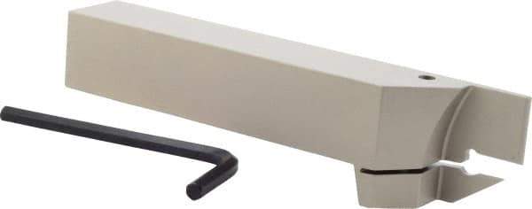 Iscar - HELI, External, Left Hand, 0.157 to 3/16" Groove Width, Indexable Grooving Tool Holder - 1" Shank Height, 1" Shank Width, 6" OAL - Americas Industrial Supply