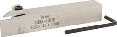 Iscar - HELI, External, Right Hand, 0.118 to 1/8" Groove Width, Indexable Grooving Tool Holder - 1" Shank Height, 1" Shank Width, 6" OAL - Americas Industrial Supply