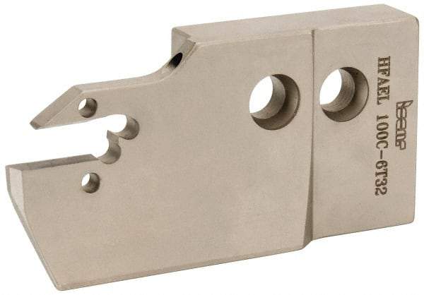 Iscar - 6mm Groove Width, 32mm Max Depth of Cut, Left Hand Cut, HFAE Indexable Grooving Blade - DGN/DGNC/DGNM-C, DGN/DGNM-J/JS/JT, DGN-UT/UA, DGN-W, GRIP, HFPR/L, HGPL Insert Style, Series Heliface - Americas Industrial Supply