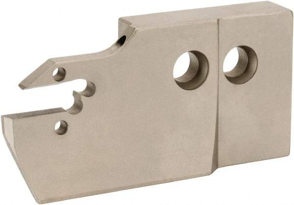 Iscar - 6mm Groove Width, 32mm Max Depth of Cut, Left Hand Cut, HFAE Indexable Grooving Blade - DGN/DGNC/DGNM-C, DGN/DGNM-J/JS/JT, DGN-UT/UA, DGN-W, GRIP, HFPR/L, HGPL Insert Style, Series Heliface - Americas Industrial Supply