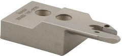 Iscar - 5mm Groove Width, 25mm Max Depth of Cut, Right Hand Cut, HFAE Indexable Grooving Blade - DGN/DGNC/DGNM-C, DGN/DGNM-J/JS/JT, DGN-UT/UA, DGN-W, GRIP, HFPR/L, HGPL Insert Style, Series Heliface - Americas Industrial Supply