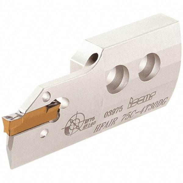 Iscar - 5mm Groove Width, 25mm Max Depth of Cut, Left Hand Cut, HFAI Indexable Grooving Blade - HFPR/L Insert Style, Series Heliface - Americas Industrial Supply