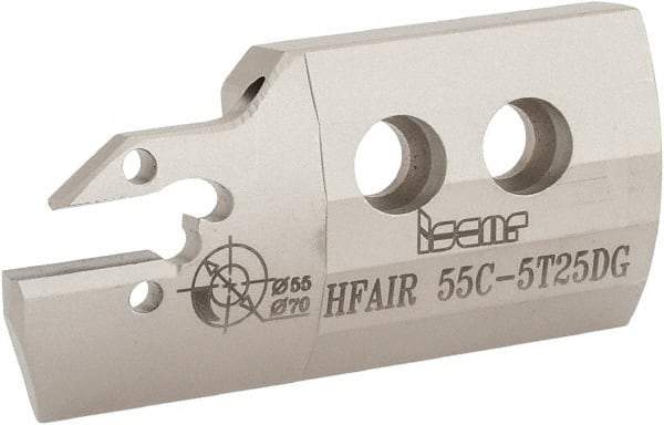 Iscar - 5mm Groove Width, 25mm Max Depth of Cut, Right Hand Cut, HFAI Indexable Grooving Blade - HFPR/L Insert Style, Series Heliface - Americas Industrial Supply