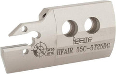 Iscar - 5mm Groove Width, 25mm Max Depth of Cut, Right Hand Cut, HFAI Indexable Grooving Blade - HFPR/L Insert Style, Series Heliface - Americas Industrial Supply