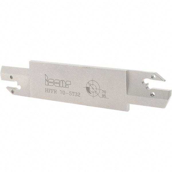 Iscar - 5mm Groove Width, 32mm Max Depth of Cut, Right Hand Cut, HFF Indexable Grooving Blade - HFPR/L 5004... Insert Style, Series Heliface - Americas Industrial Supply