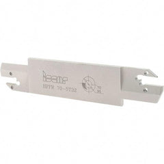 Iscar - 5mm Groove Width, 32mm Max Depth of Cut, Right Hand Cut, HFF Indexable Grooving Blade - HFPR/L 5004... Insert Style, Series Heliface - Americas Industrial Supply